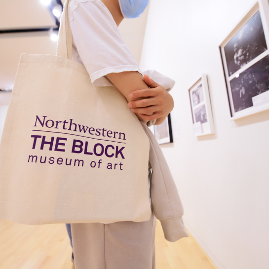 Visitor Carrying museum bag