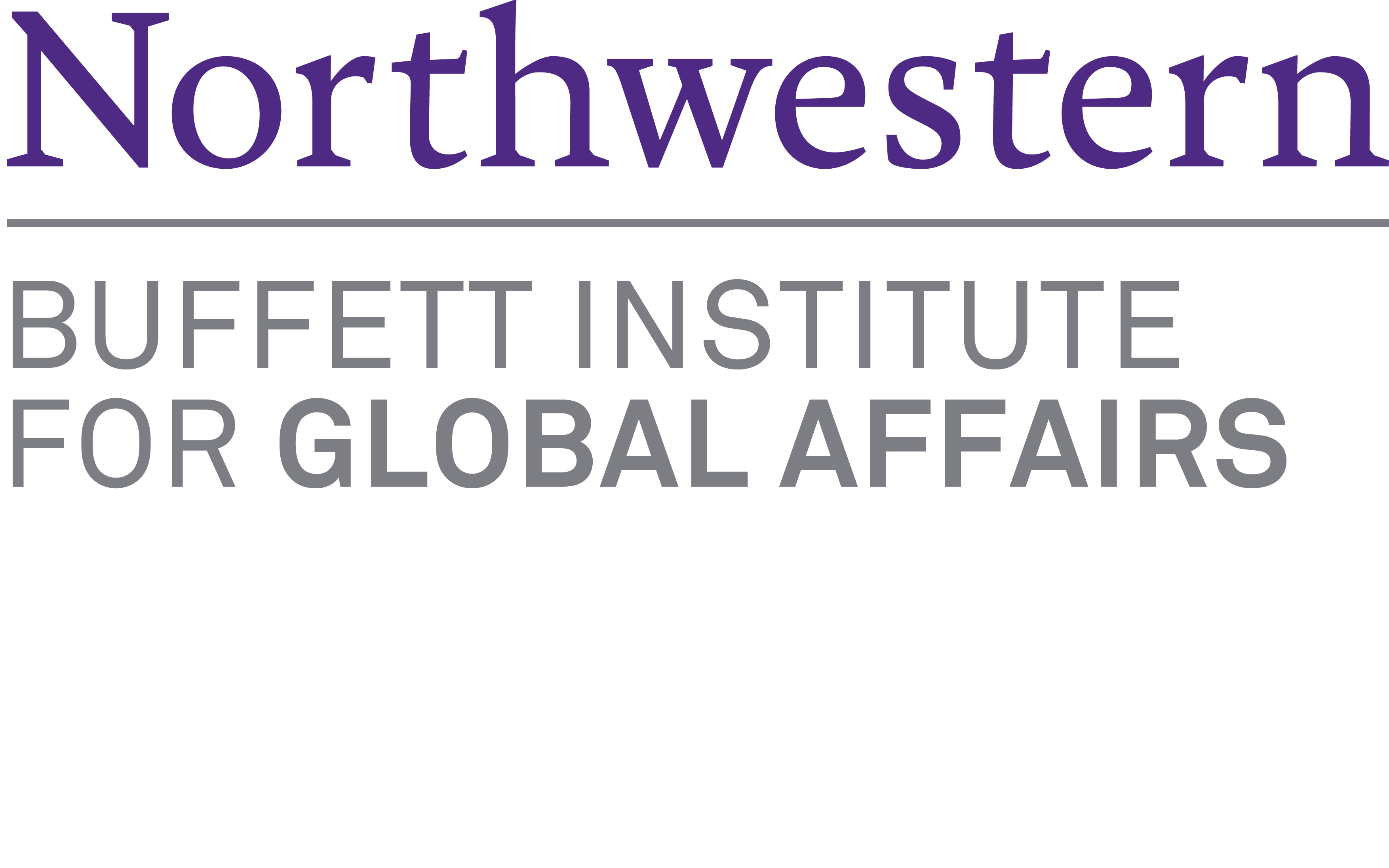 Buffett Institute for Global Affairs logo