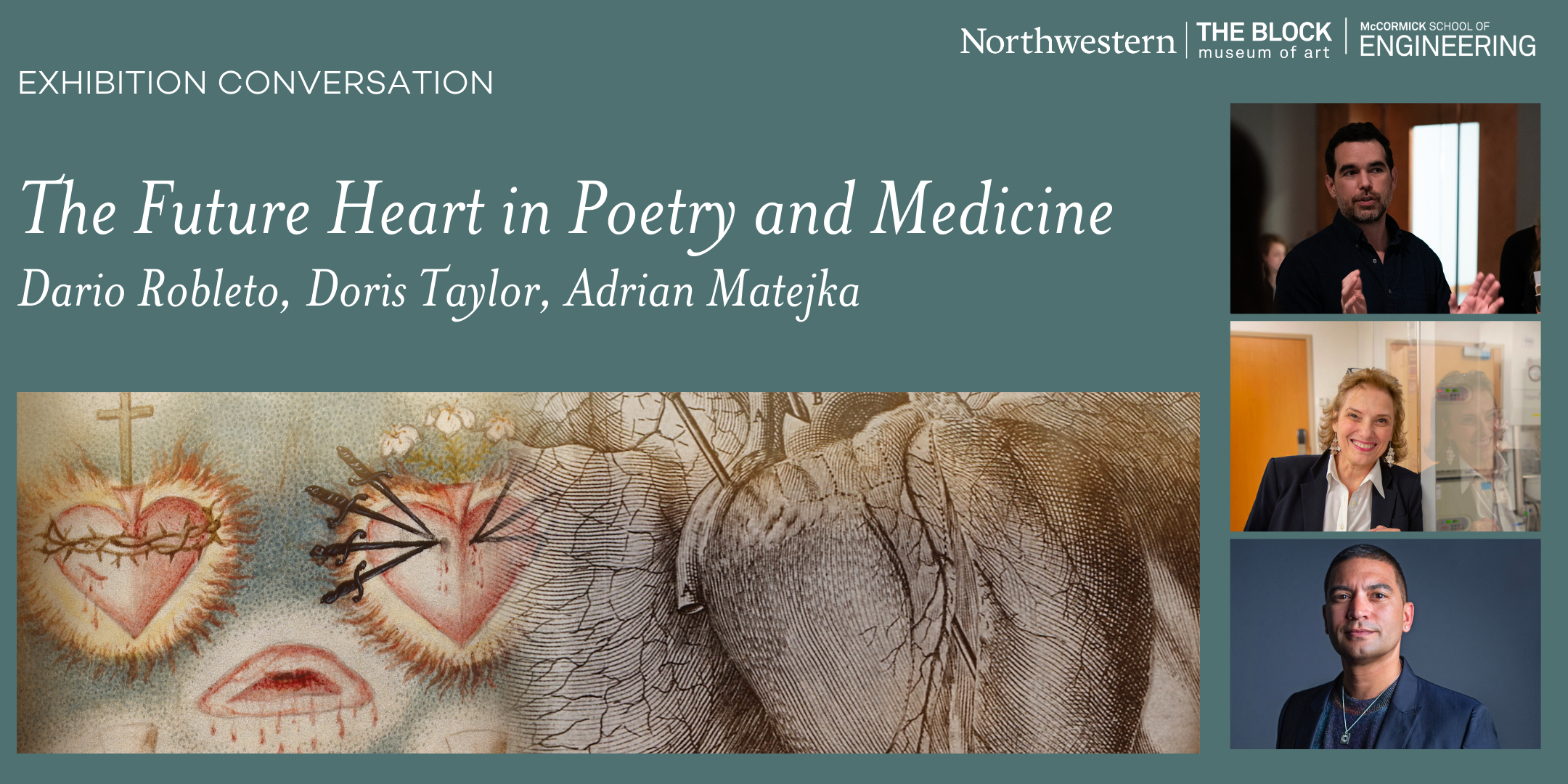 The Future Heart in Poetry and Medicine: Dario Robleto, Doris Taylor, Adrian Matejka