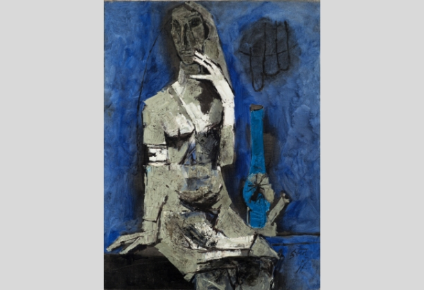 Maqbool Fida Husain, Virgin Night, 1964