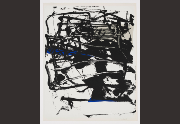 Joan Mitchell (American, 1925 - 1992), Plate (folio 16), from the book The Poems, 1960.