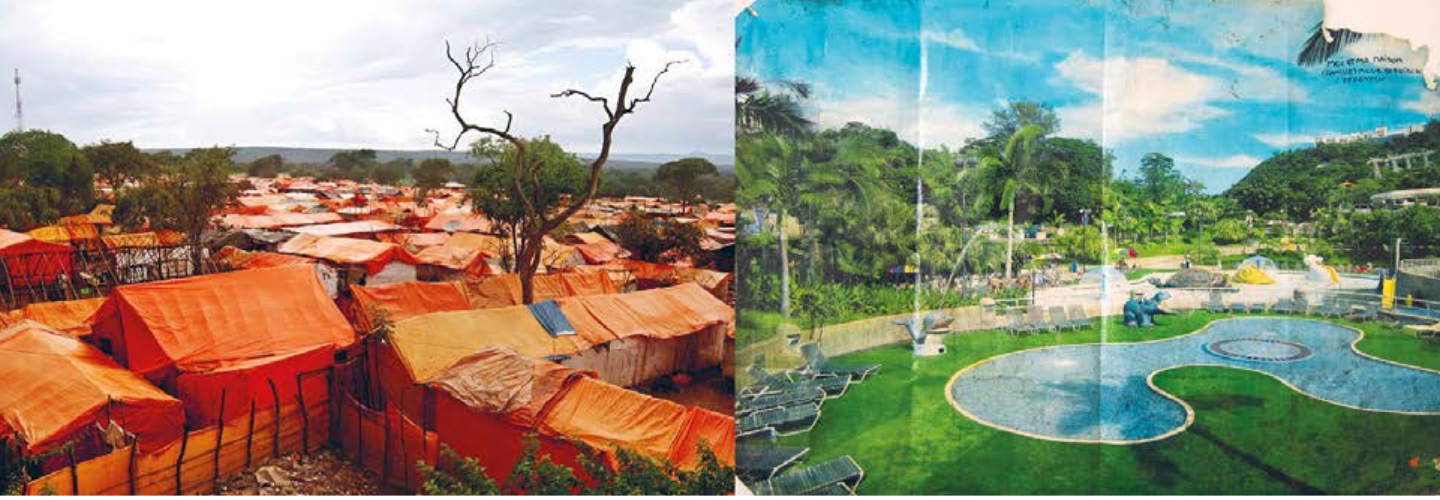 Sammy Beloji, Raccord #1, Cité de Kawama, 2011. Digital inkjet print on Baryta paper.