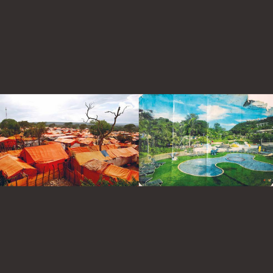 Sammy Beloji, Raccord #1, Cité de Kawama, 2011. Digital inkjet print on Baryta paper.