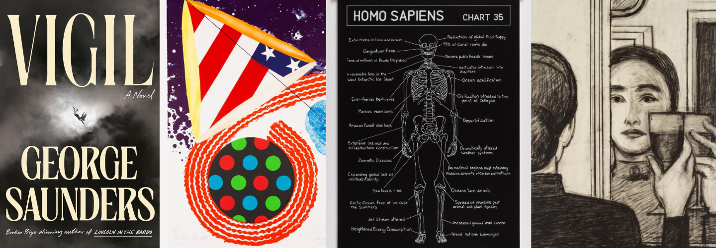 book cover and artworks