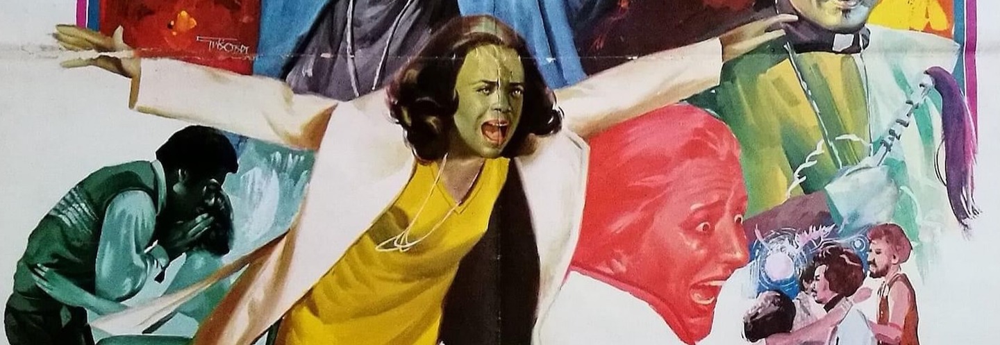 colorful, psychedelic promo images for ABBY