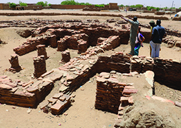 Rectilinear wall structures at the archaeological site of Gao Ancien